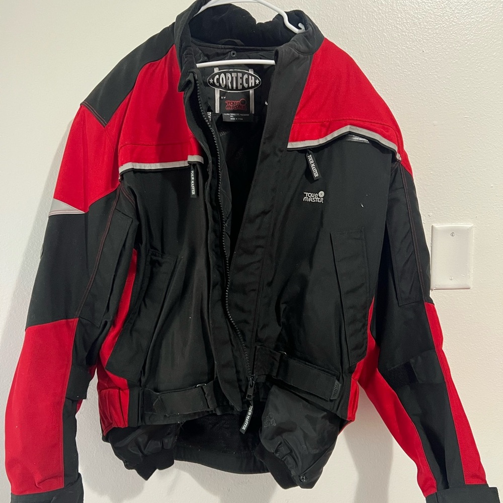 Cortech TourMaster Motorcycle Armored Jacket Full Zip Insulated